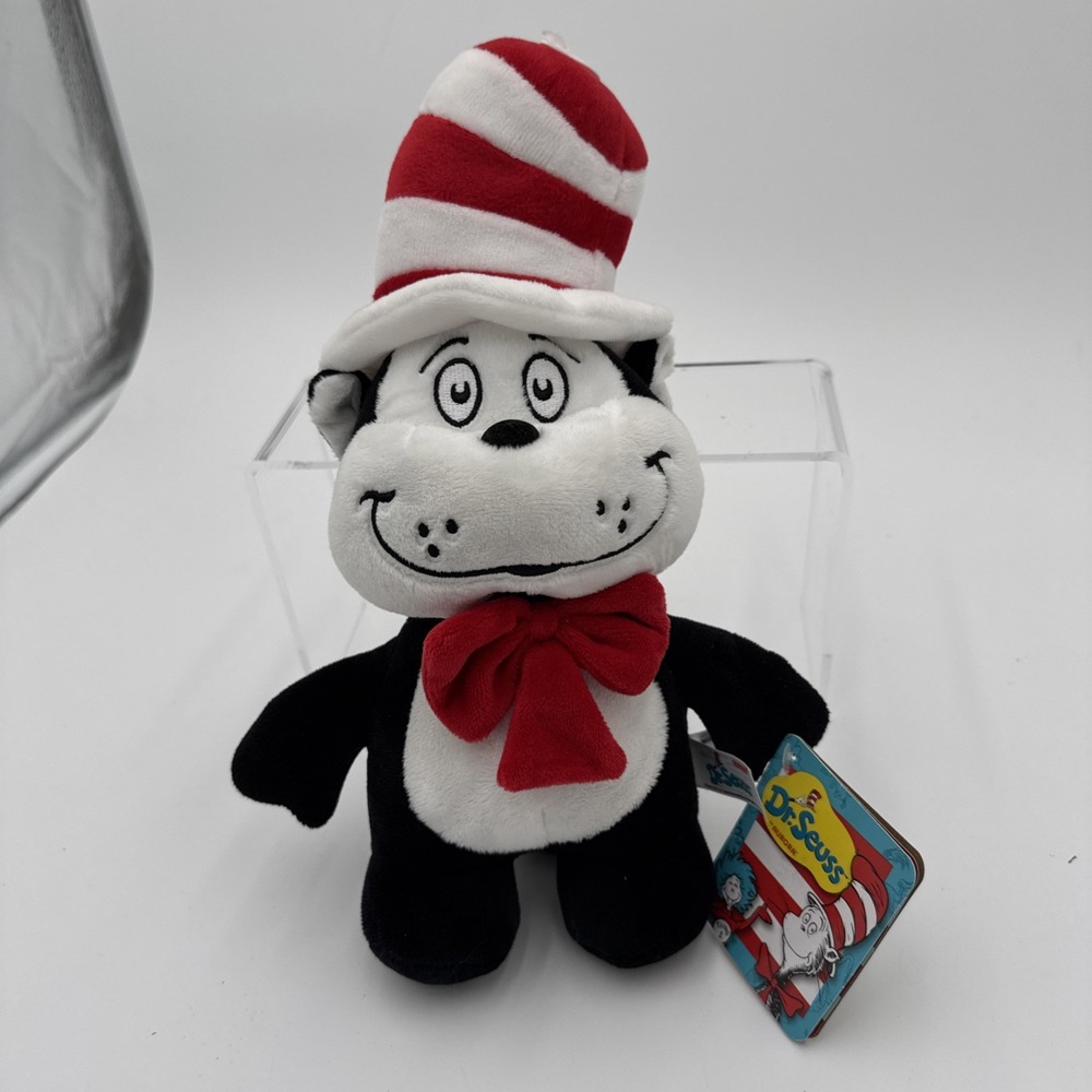 Cat in the Hat Plush Aurora 11" Dr. Seuss Stuffed Toy Animal NEW